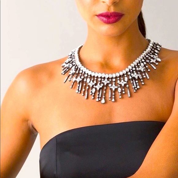 NWT White House Black Market Celestial Statement Necklace - Picture 1 of 3